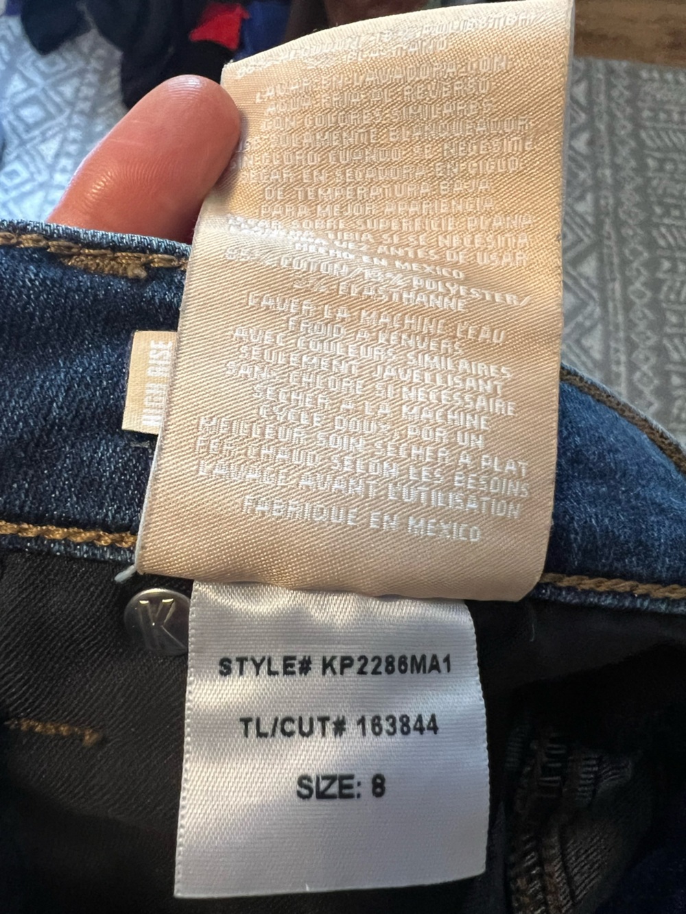 Kut from the Kloth Kelsey Fab Ab Ankle Flare Wide-Leg Jeans size 8 - Picture 10 of 12